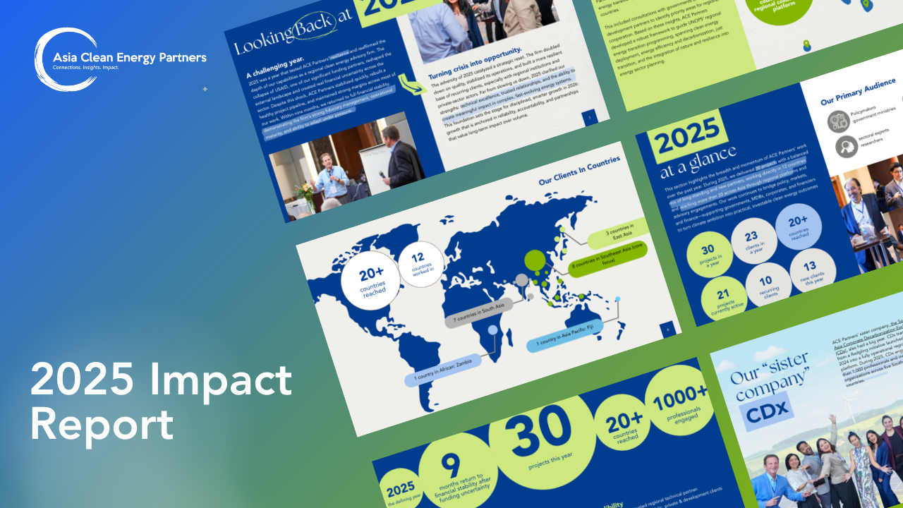 Asia Clean Energy Partners 2025 Impact Report